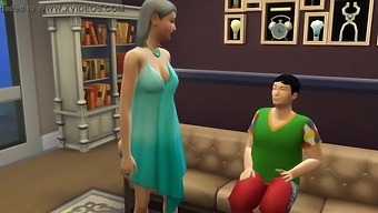 Amateur Mom Discovers Her Chubby Son Pleasuring Himself And Decides To Assist Him In Losing His Virginity