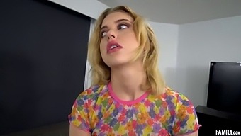 Teen Pov Blowjob Og Kinky Stedsøster Sex