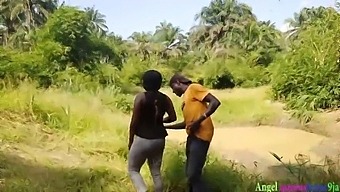 Okoro The Hunter Engages In Public Sexual Encounter With African Farmworker, Husband And Brother Hidden Nearby, Captured On Camera