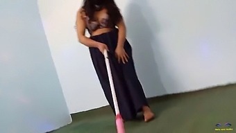 Sexy Canadian Milf Caught In The Act Of Cleaning And Dancing In The Nude In A Homemade Video