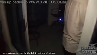 Sexy Young Woman Creates A Halloween Pumpkin Decoration And Then Has Sex With It
