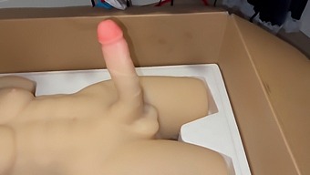 Enjoying The Pleasure Of Riding A Male Sex Doll With Big Natural Tits