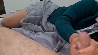 Mexican College Student'S Homemade Video: After Class, She Enjoys Drinking Cum