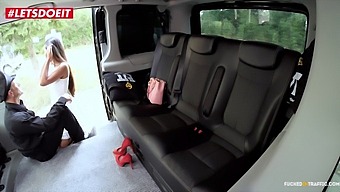 Killa Raketa'S Asian Teen Pussy Gets Stretched And Filled With Cum In A Pick Up Taxi