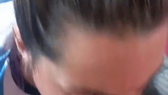 A Blonde Who Enjoys Swallowing Cum