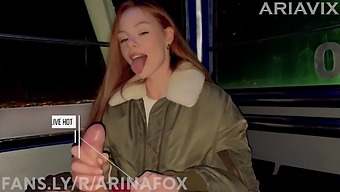 Young Girl'S Magical Ride With Aphrodite On Ferris Wheel