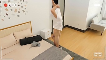 I Welcomed My Stepbro With A Facial And Some Solo Fun