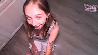 Skinny Breezy Bri Modtager Creampie Fra Modne Seth Brogan!