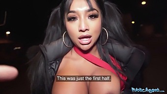 Asian Beauty Yasmina Khan Gives A Public Blowjob And Gets Fucked By Rizz