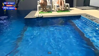 Two College Girls Hire Pool Cleaners For A Hot And Steamy Orgy.