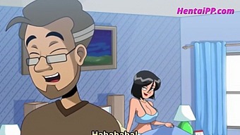 Hentai-Video Med En Barmfager Mor, Der Giver Sin Stedsøn En Ucensureret Håndjob